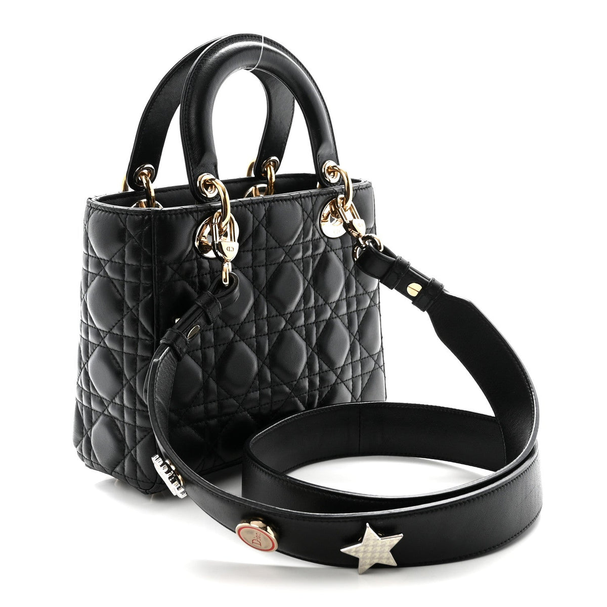 Lambskin Cannage Small My ABCDior Lady Dior Black AT My store