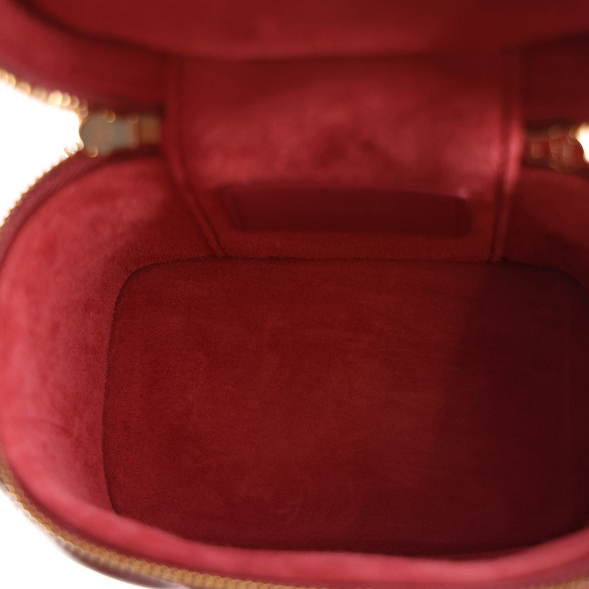 Lambskin Cannage Micro Vanity Case Strawberry Pink AT My store