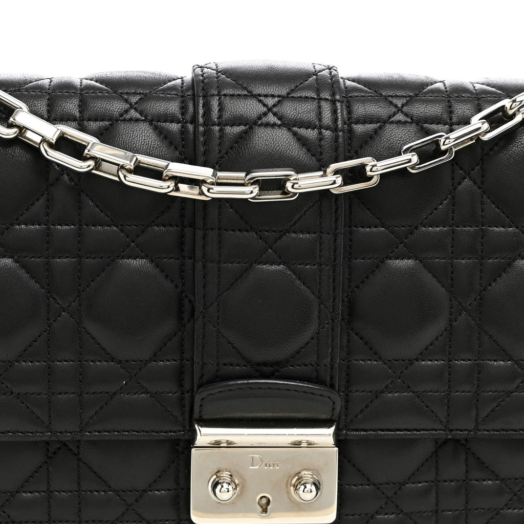 Lambskin Cannage Medium Miss Dior Flap Black AT My store