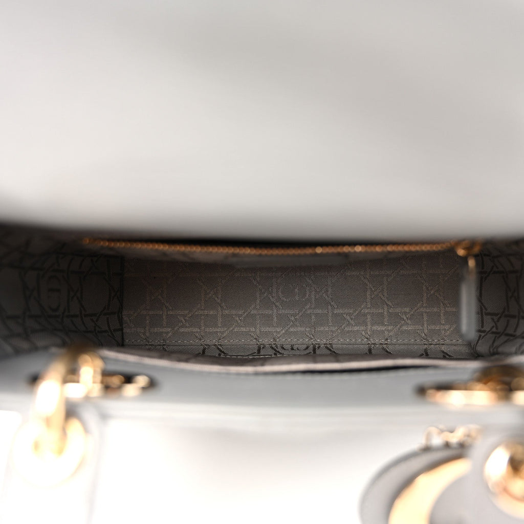 Lambskin Cannage Small My ABCDior Lady Dior Grey AT My store