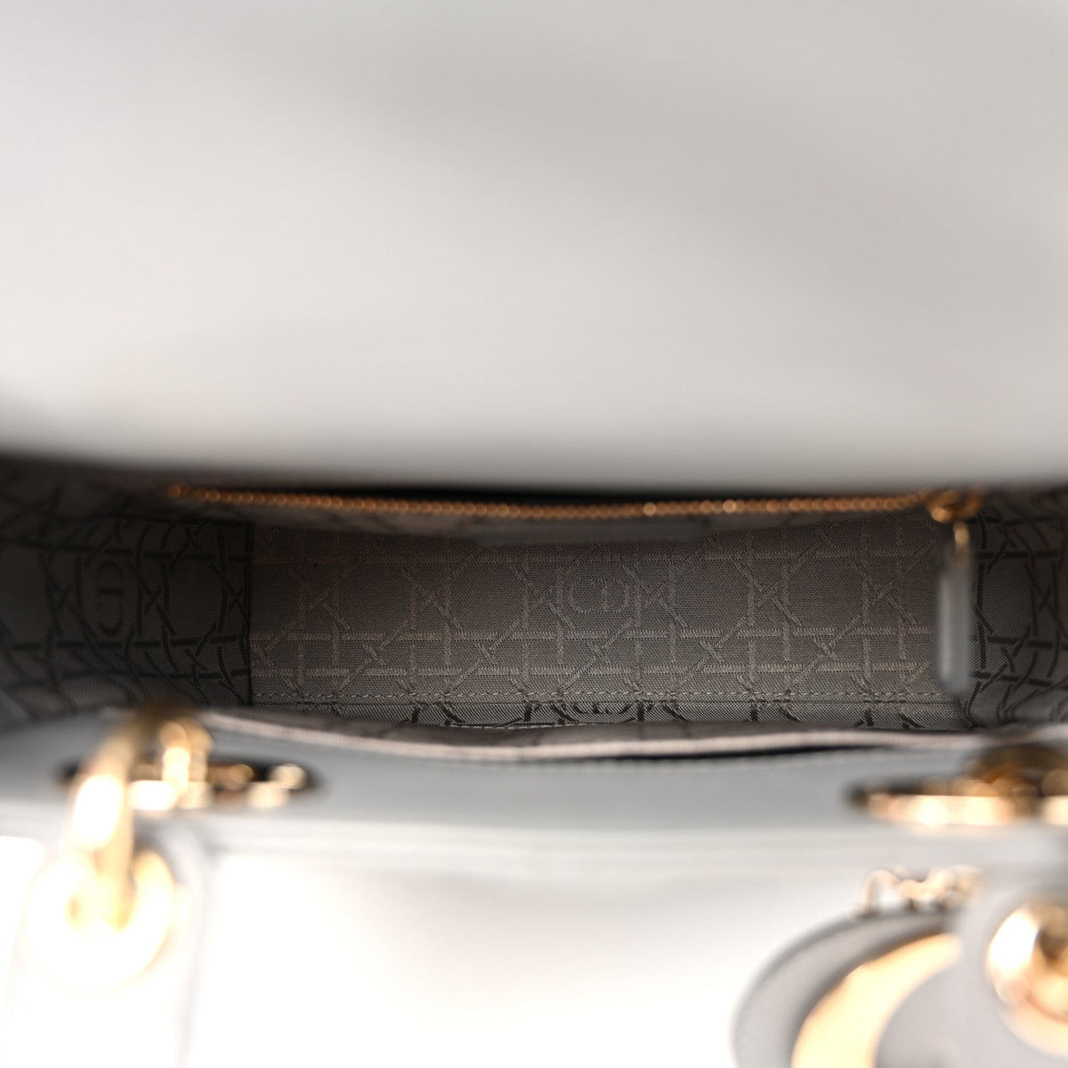 Lambskin Cannage Small My ABCDior Lady Dior Grey AT My store