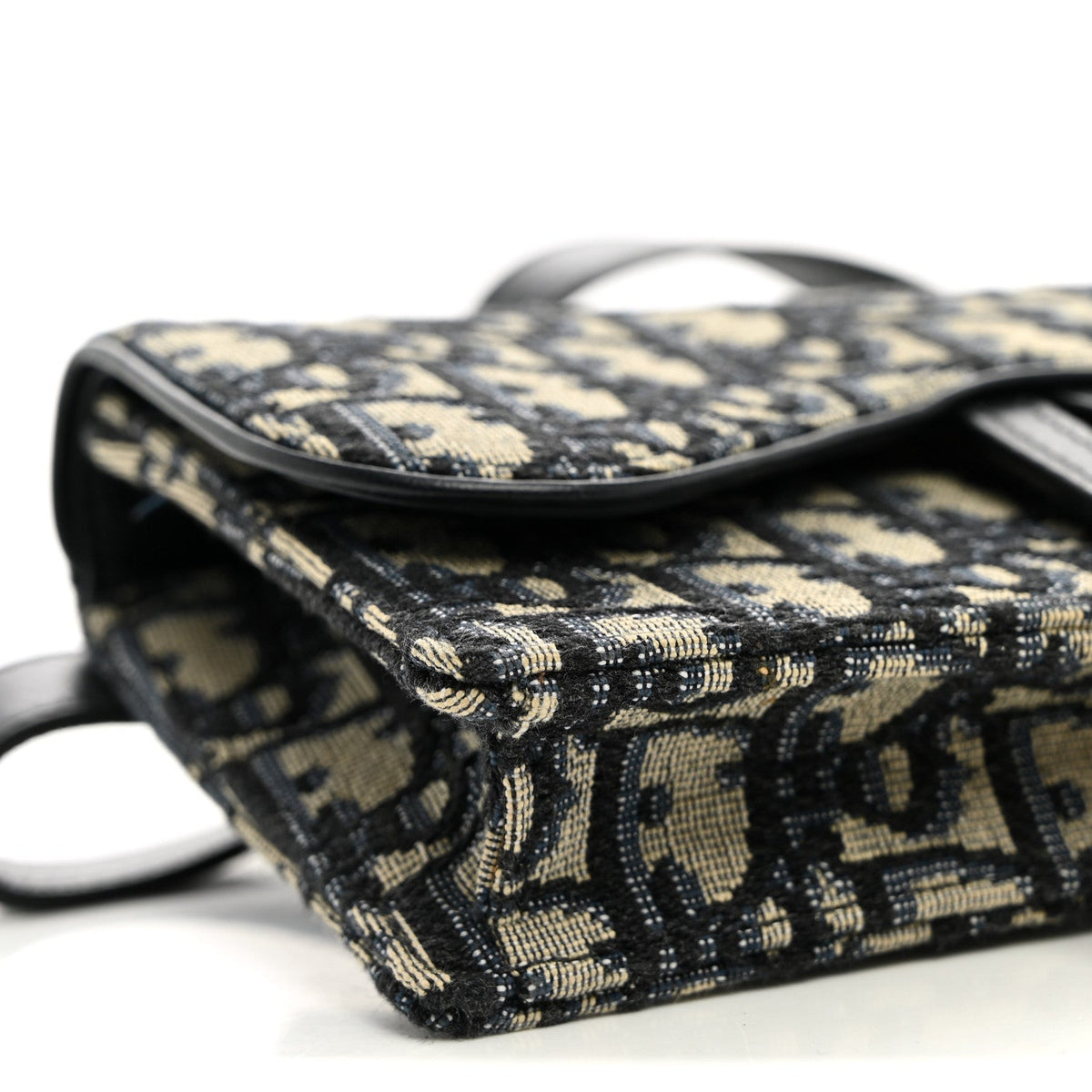 Oblique Saddle Belt Bag Blue AT My store