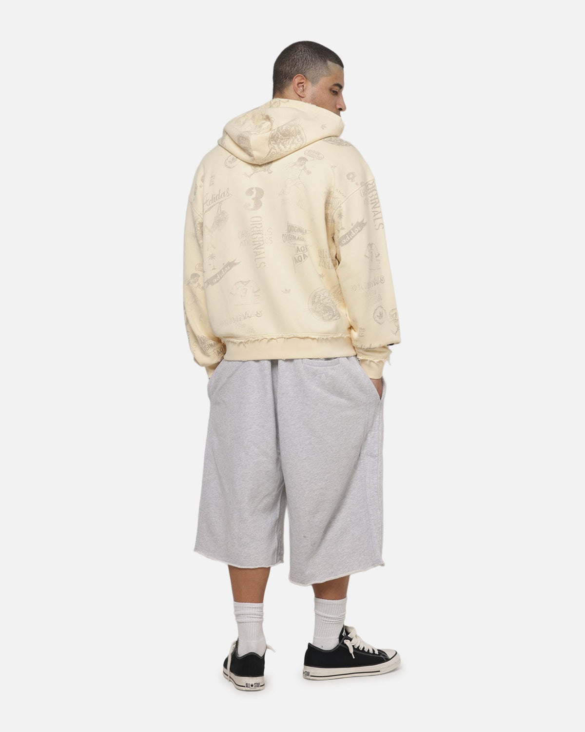 Best-Selling Adidas Originals AOA Full Zip Hoodie Warm Vanilla