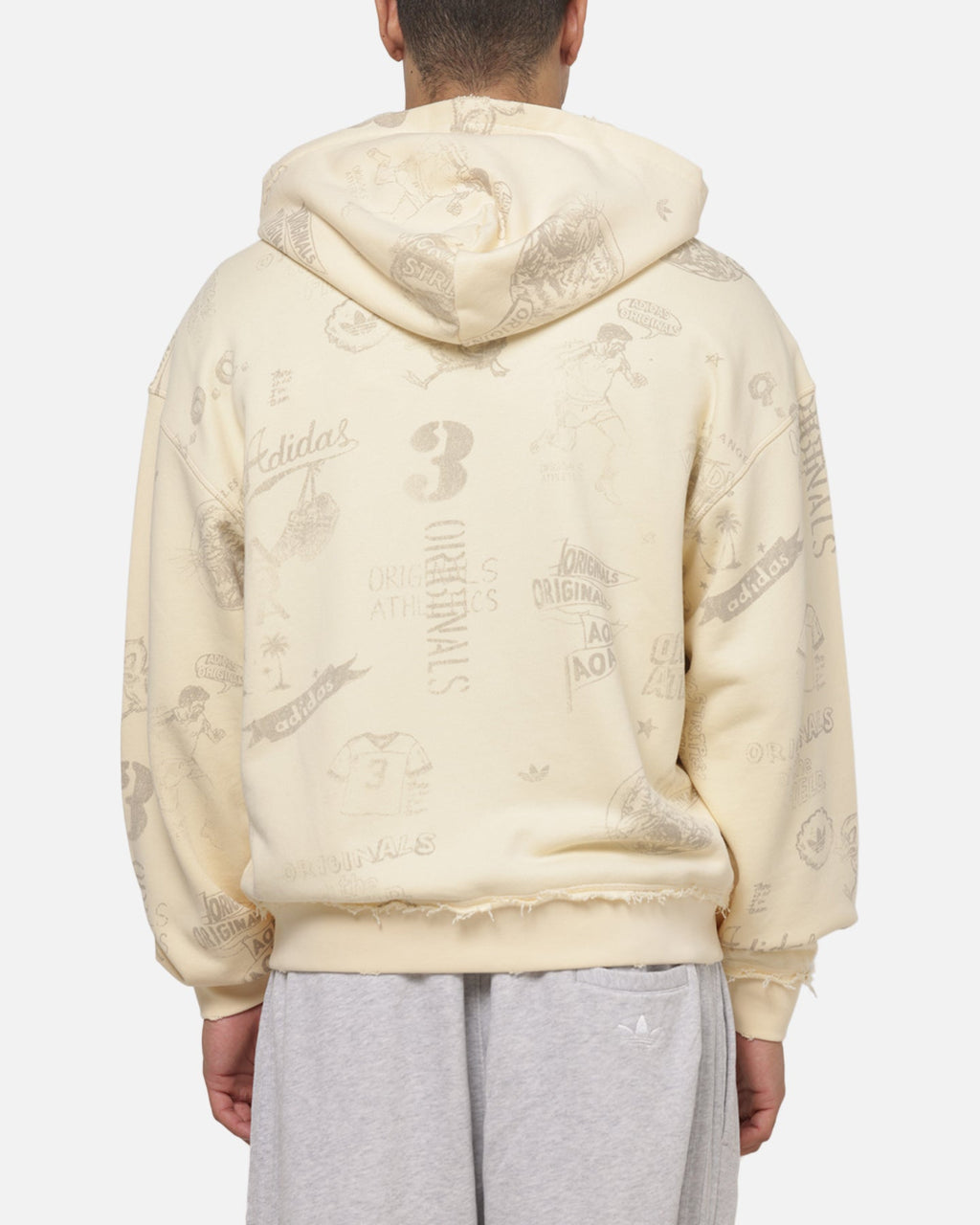 Best-Selling Adidas Originals AOA Full Zip Hoodie Warm Vanilla