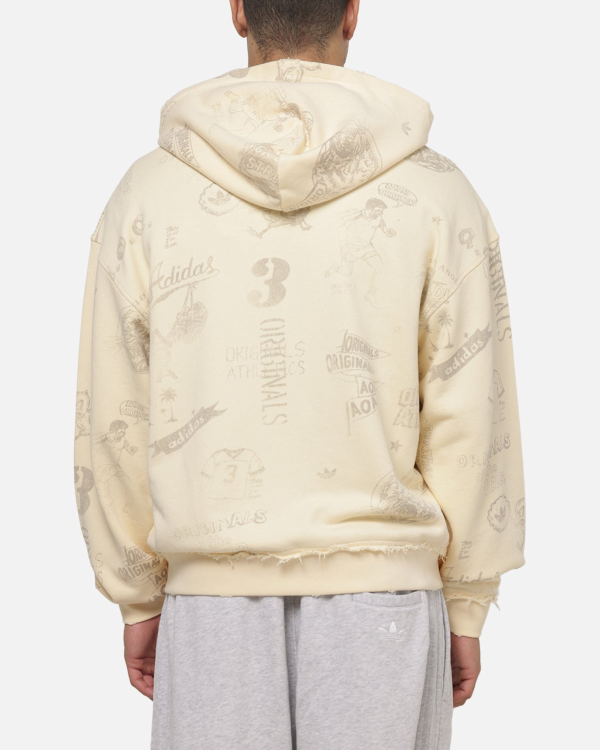 Best-Selling Adidas Originals AOA Full Zip Hoodie Warm Vanilla