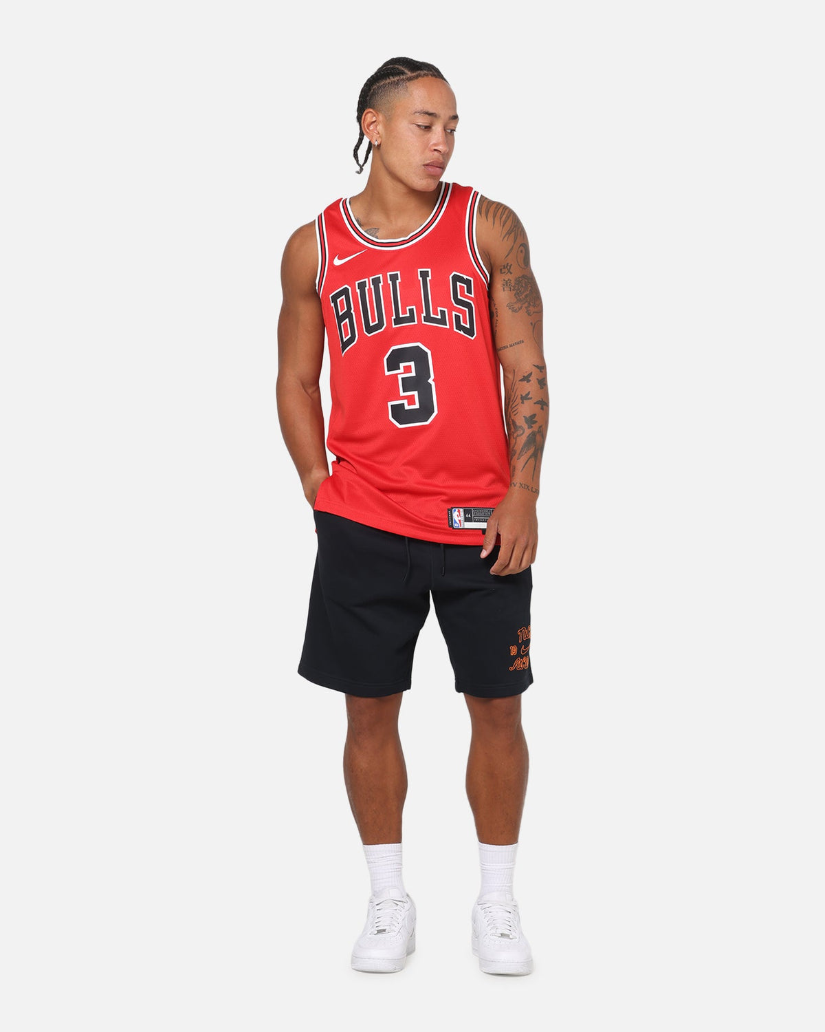 Top Seller Nike Josh Giddey Chicago Bulls #3 Icon Edition Nike Dri-FIT NBA Swingman Jersey University Red