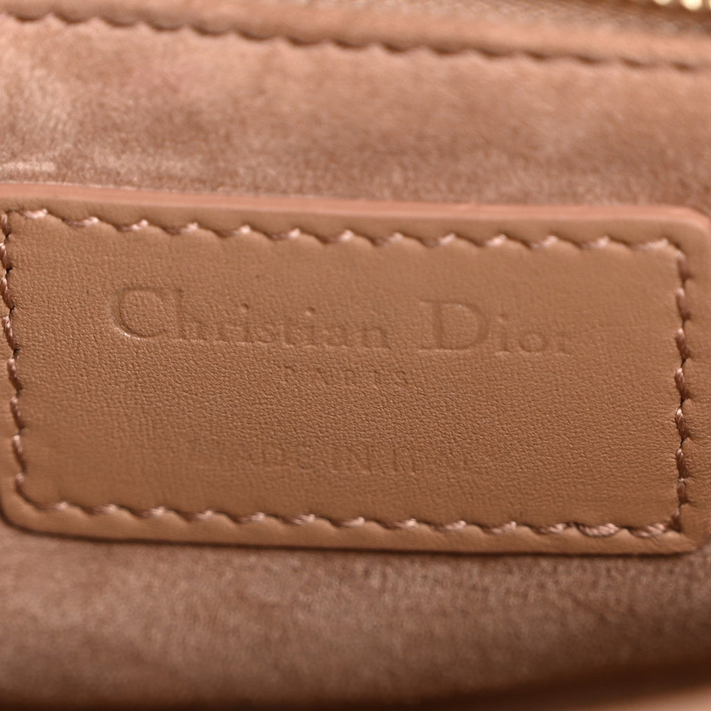 Ultra Matte Calfskin Cannage Mini Lady Dior Light Beige AT My store
