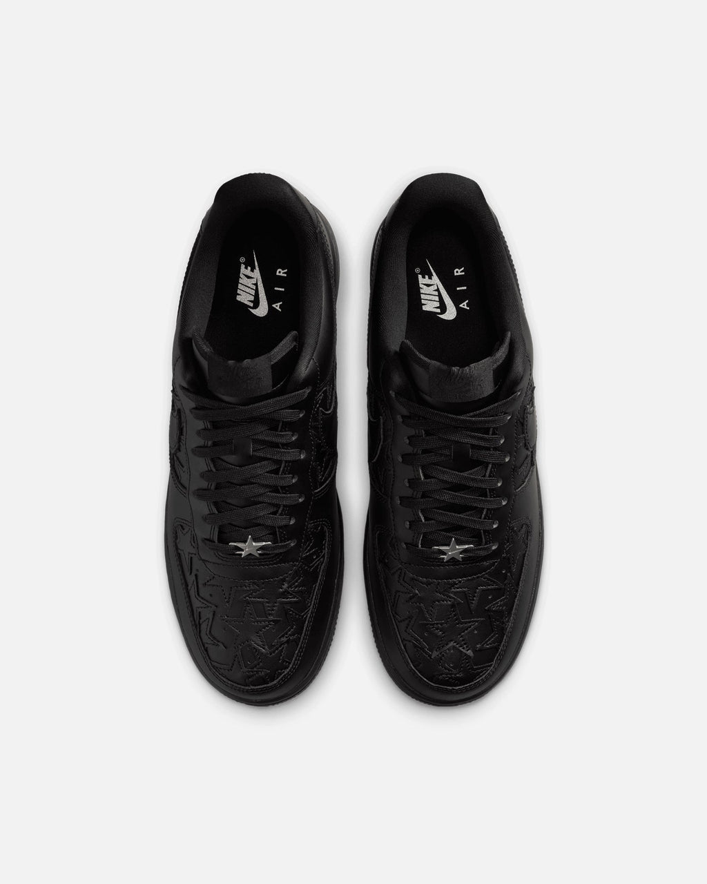 Top Seller Nike Air Force 1 '07 Edge Black/Black-Metallic Silver