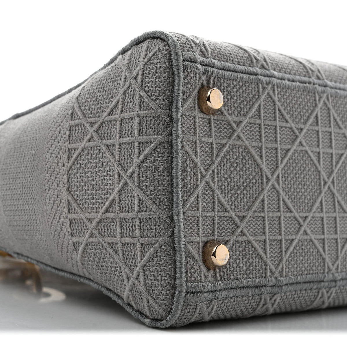 Canvas Embroidered Cannage Medium Lady D-Lite Gray AT My store