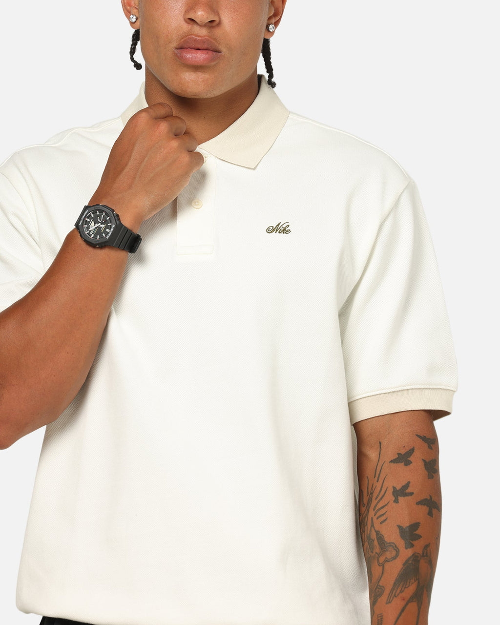 Top Seller Nike Lift Heavyweight Polo T-Shirt Sail/Lt Khaki/Medium Olive