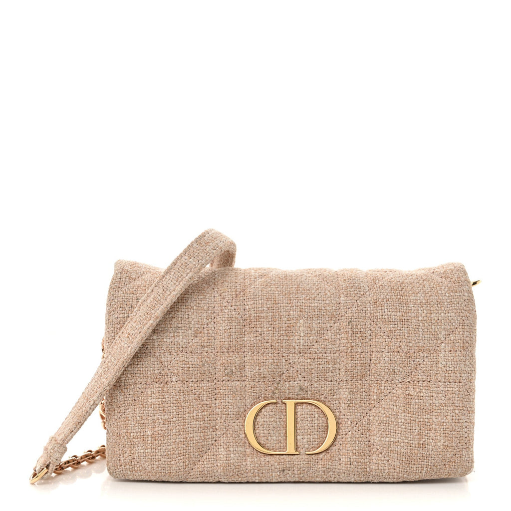 Linen Macrocannage Mini Caro Bag Rose AT My store