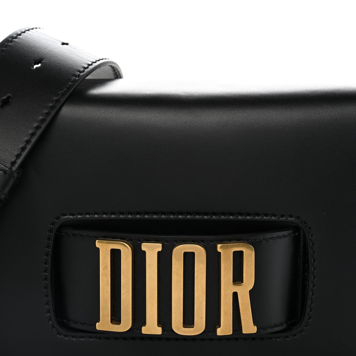 Smooth Calfskin Dio(r)evolution Flap Bag Black AT My store