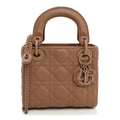 Ultra Matte Calfskin Cannage Mini Lady Dior Light Beige AT My store