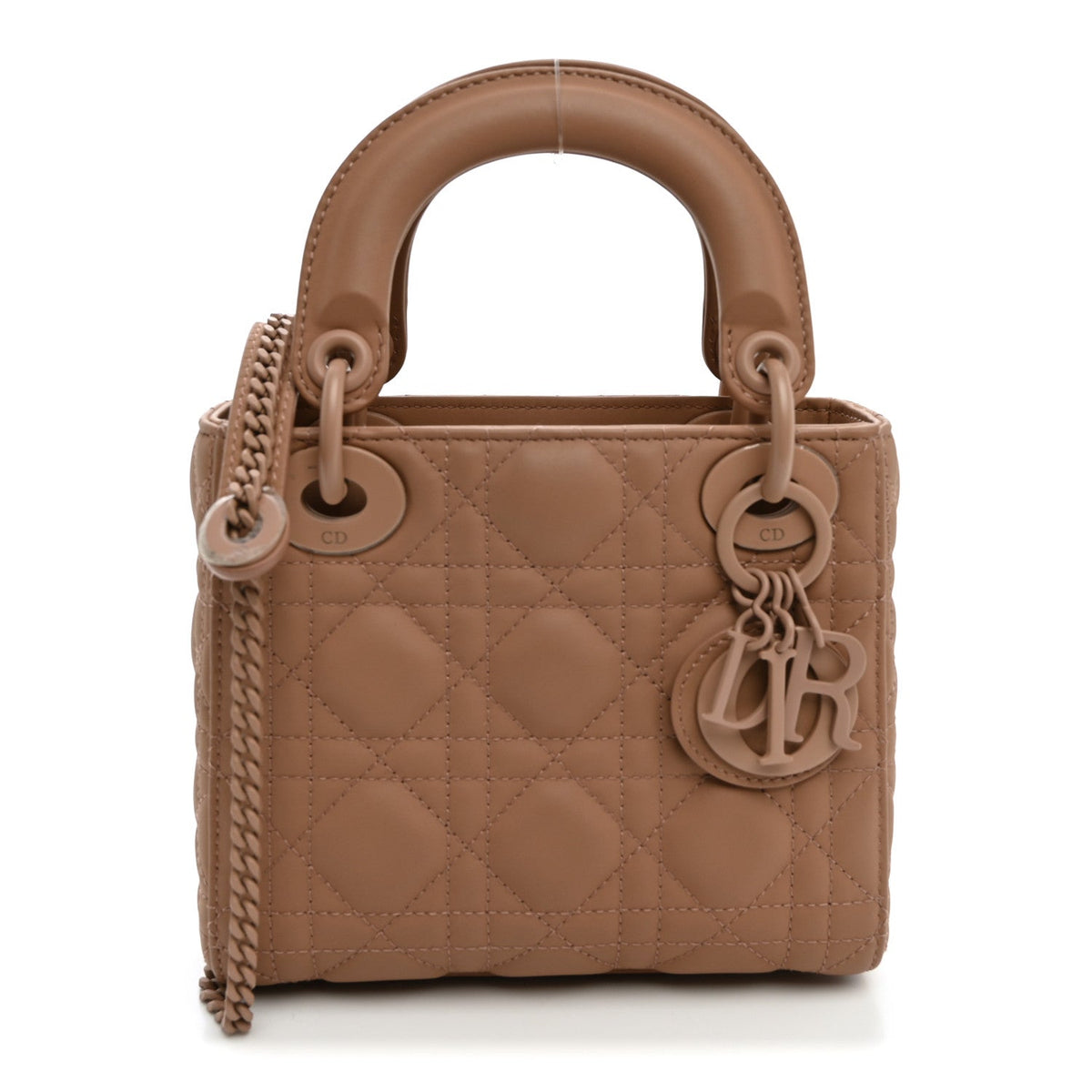 Ultra Matte Calfskin Cannage Mini Lady Dior Light Beige AT My store