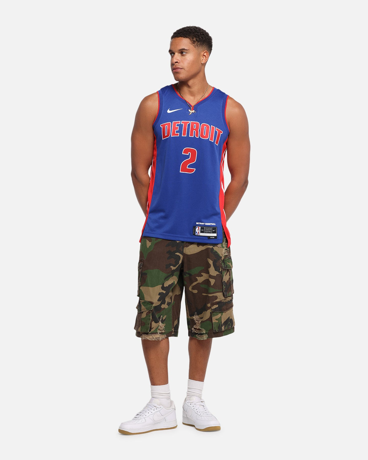 Top Seller Nike Cade Cunningham Detroit Pistons #2 Icon Edition 2022/23 Nike Dri-Fit NBA Swingman Jersey Rush Blue