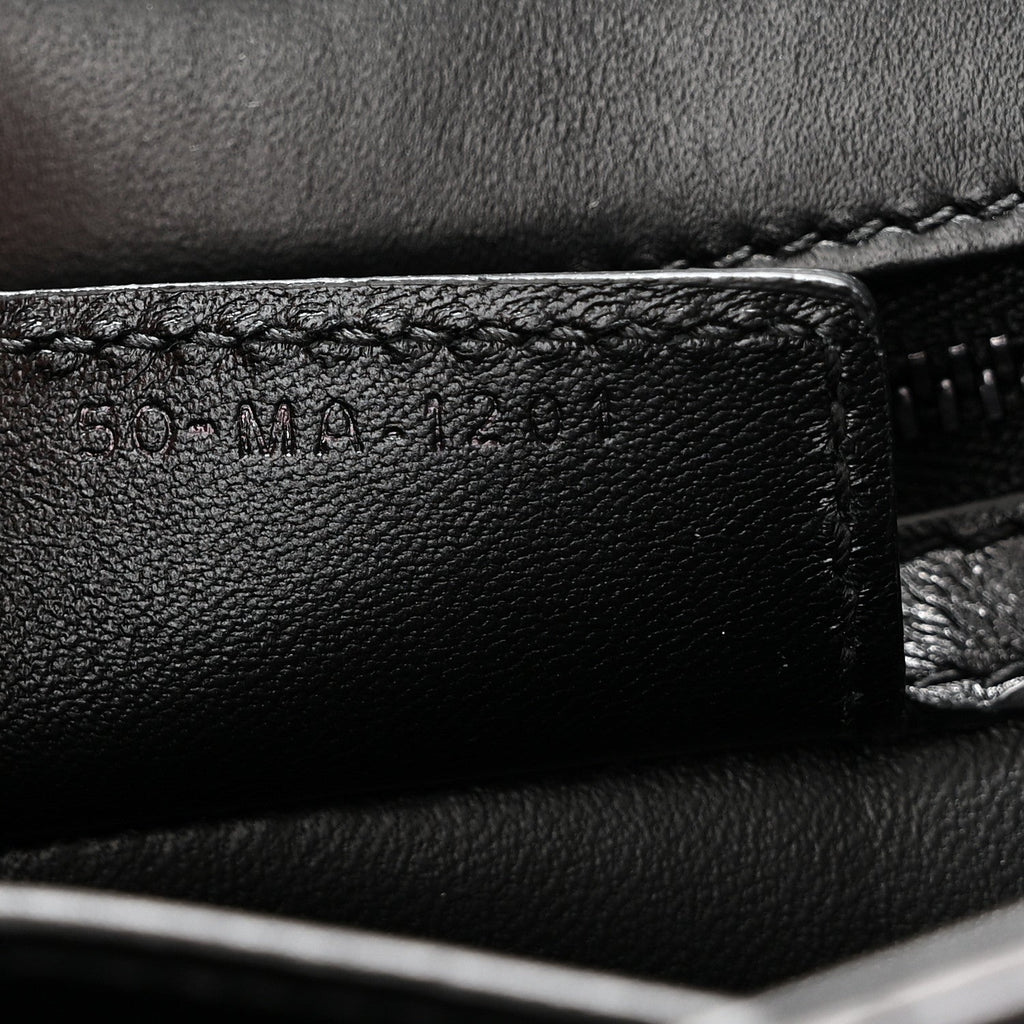 Calfskin Macrocannage Large Caro Bag Black AT My store