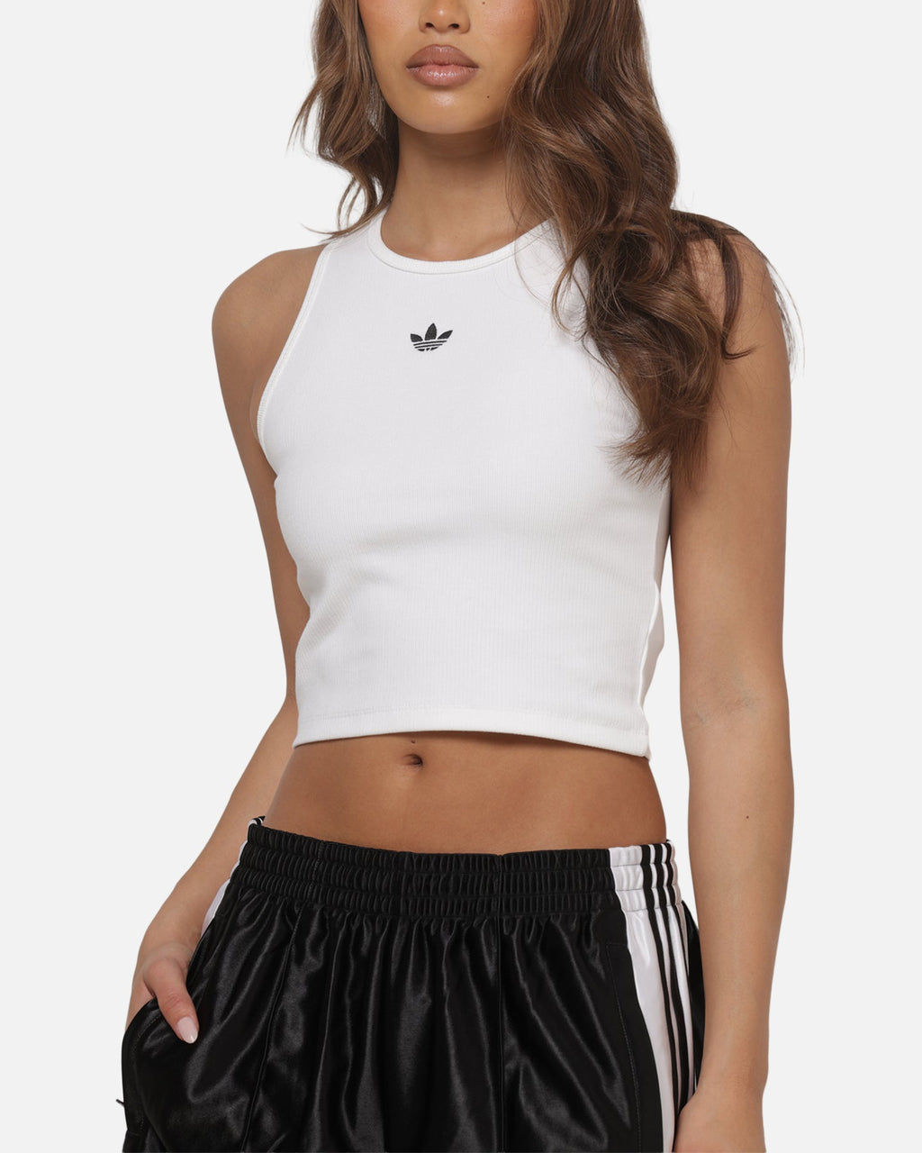 Best-Selling Adidas Women's Essentials Rib Tank White