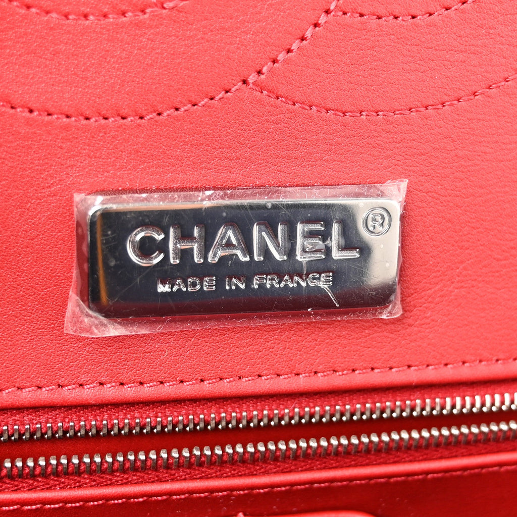 Snakeskin Jumbo Double Flap Red At My store