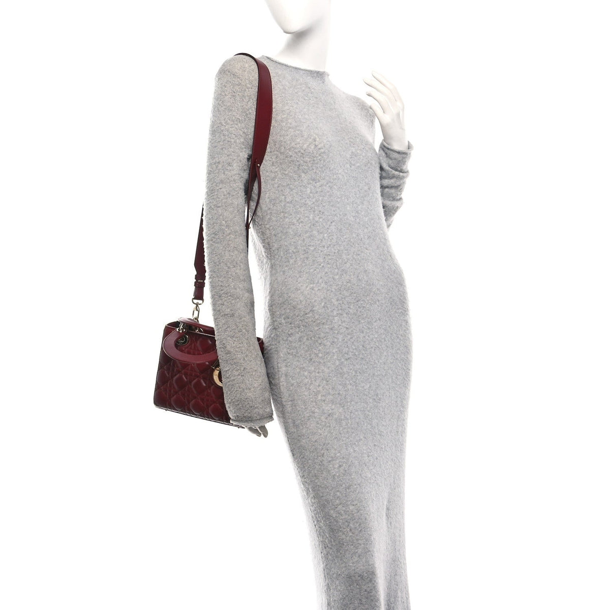 Lambskin Cannage Small My ABCDior Lady Bordeaux AT My store