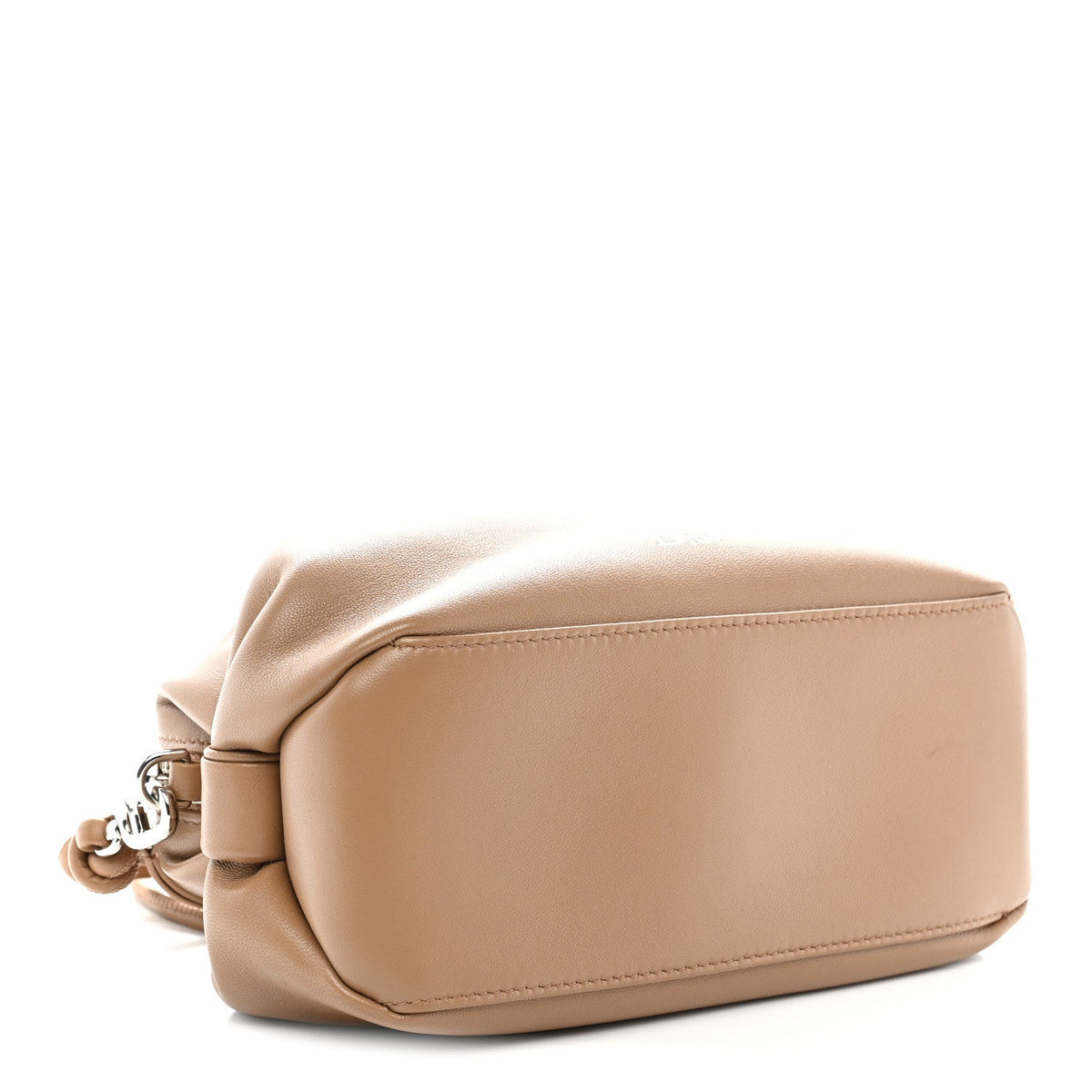 Supple Lambskin Bow Pouch Camel AT My store