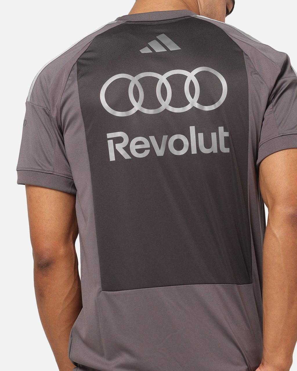 Best-Selling Adidas Audi Revolut F1 Team Driver Replica T-Shirt Grey