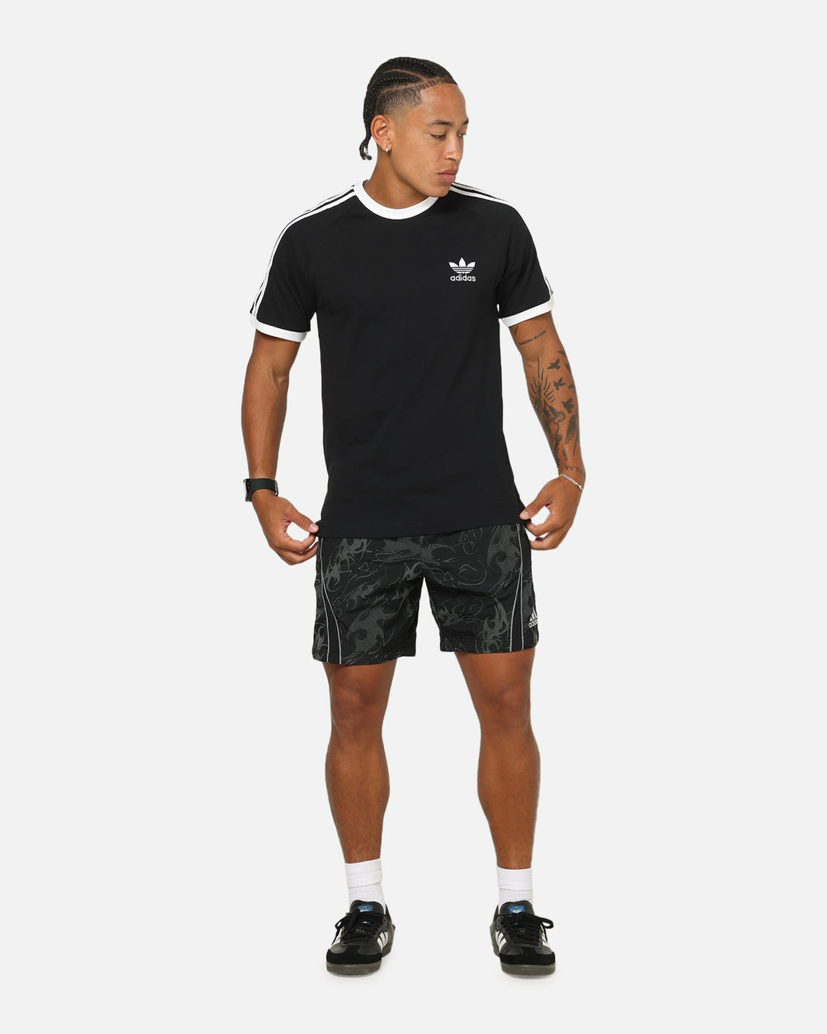 Best-Selling Adidas Classics 3-Stripes T-Shirt Black