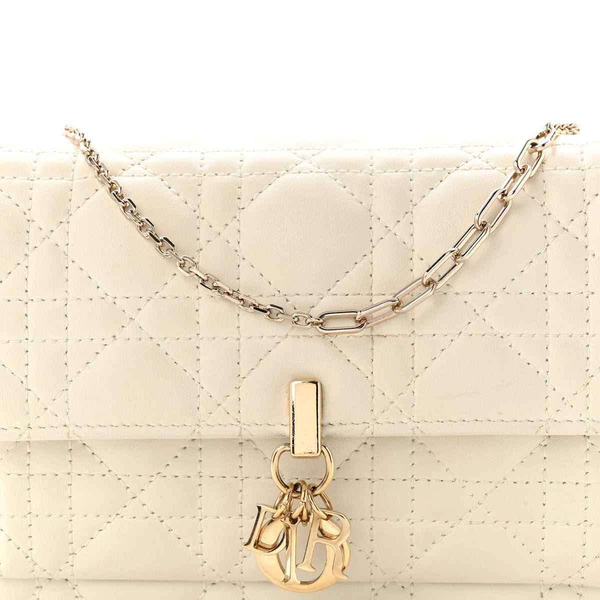 Lambskin Cannage Chain My Dior Daily Chain Pouch Latte AT My store