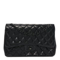 Lambskin Quilted Jumbo Double Flap So Black At My store