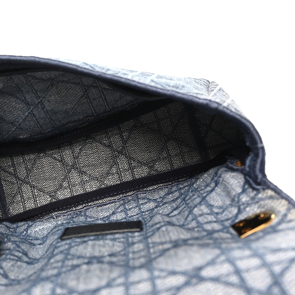 Denim Cannage Small Caro Bag Blue AT My store