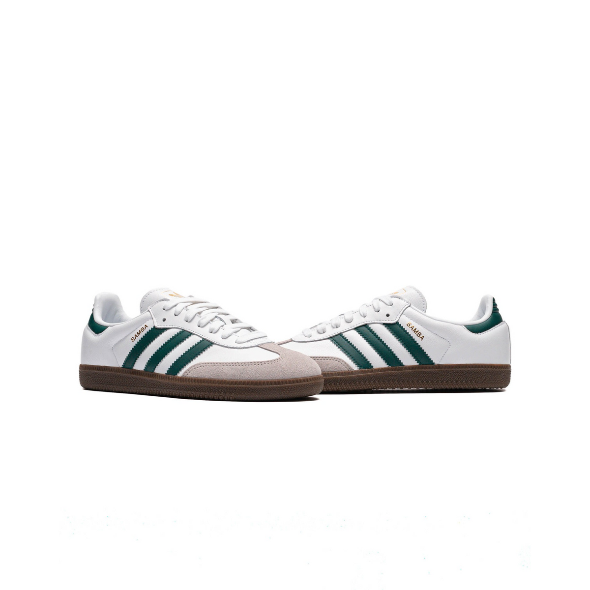 New Arrival Adidas Original SAMBA OG Men -FTWHITE/CGREEN/CGRANI