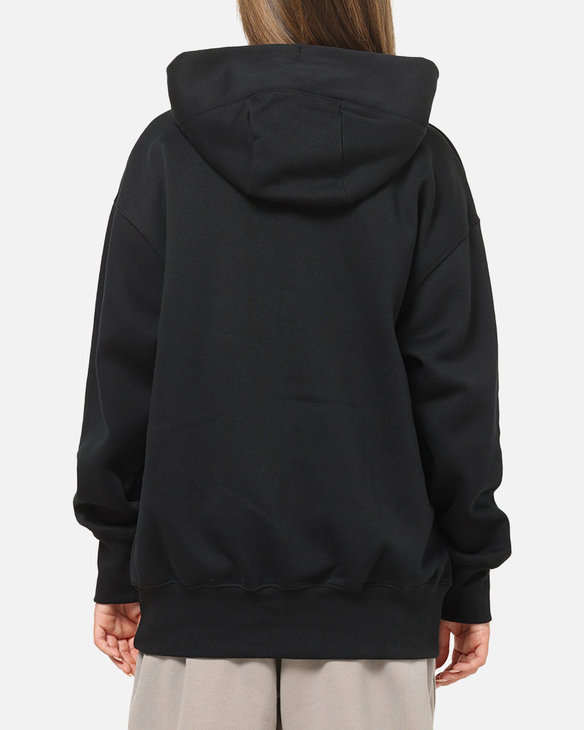 Top Seller Nike Women's Sportswear Phoenix Fleece Oversized Logo Hoodie Black/Summit White
