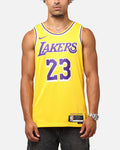 Top Seller Nike Los Angeles Lakers Lebron James Dri-FIT Swingman Jersey Amarillo