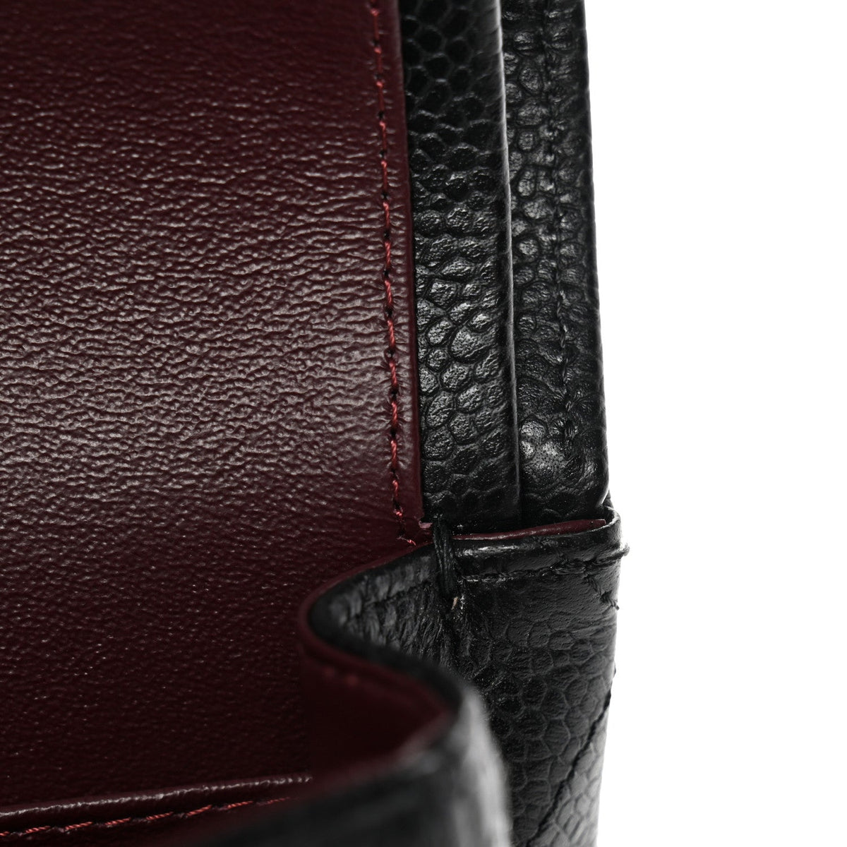 Caviar Quilted Small Double Flap Black At My store