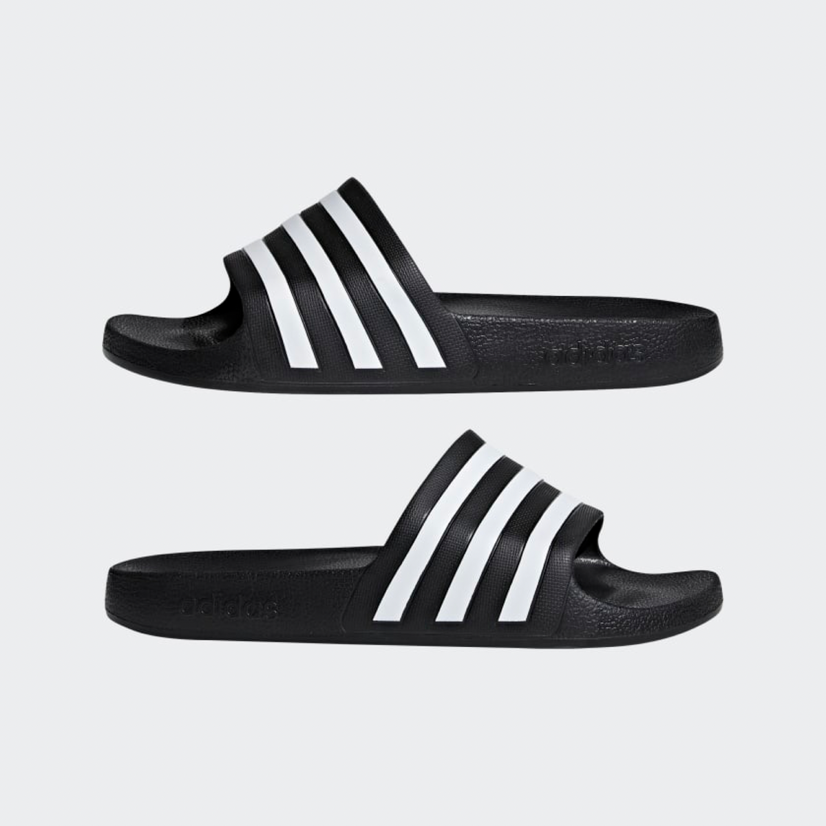New Arrival Adidas Original Adilette AQUA  -BLACK WHITE