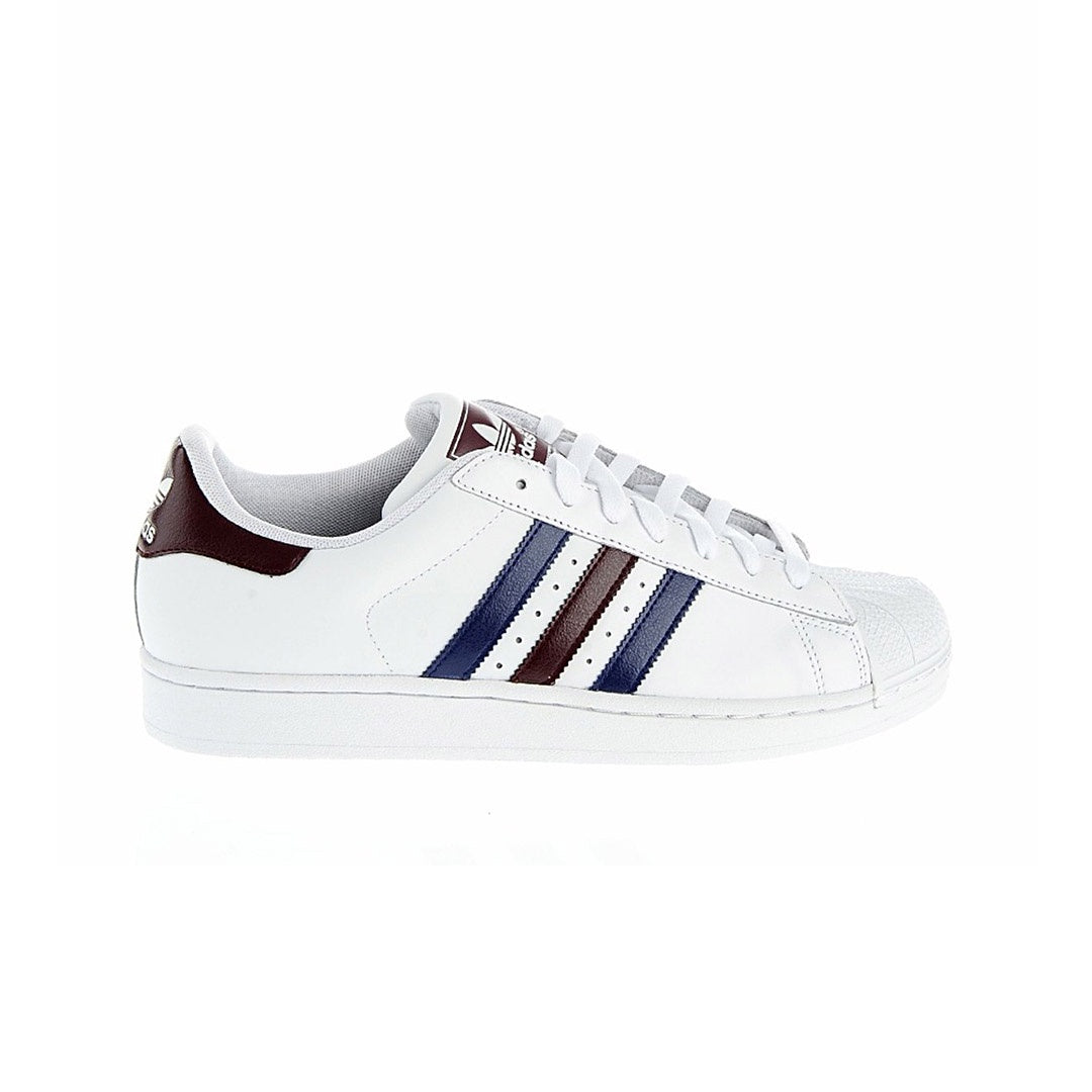 New Arrival Adidas Original SUPERSTAR II Men - RUNWHT/NGTBLU/GTMAR/RUNWHT/BLENUI/MARRON