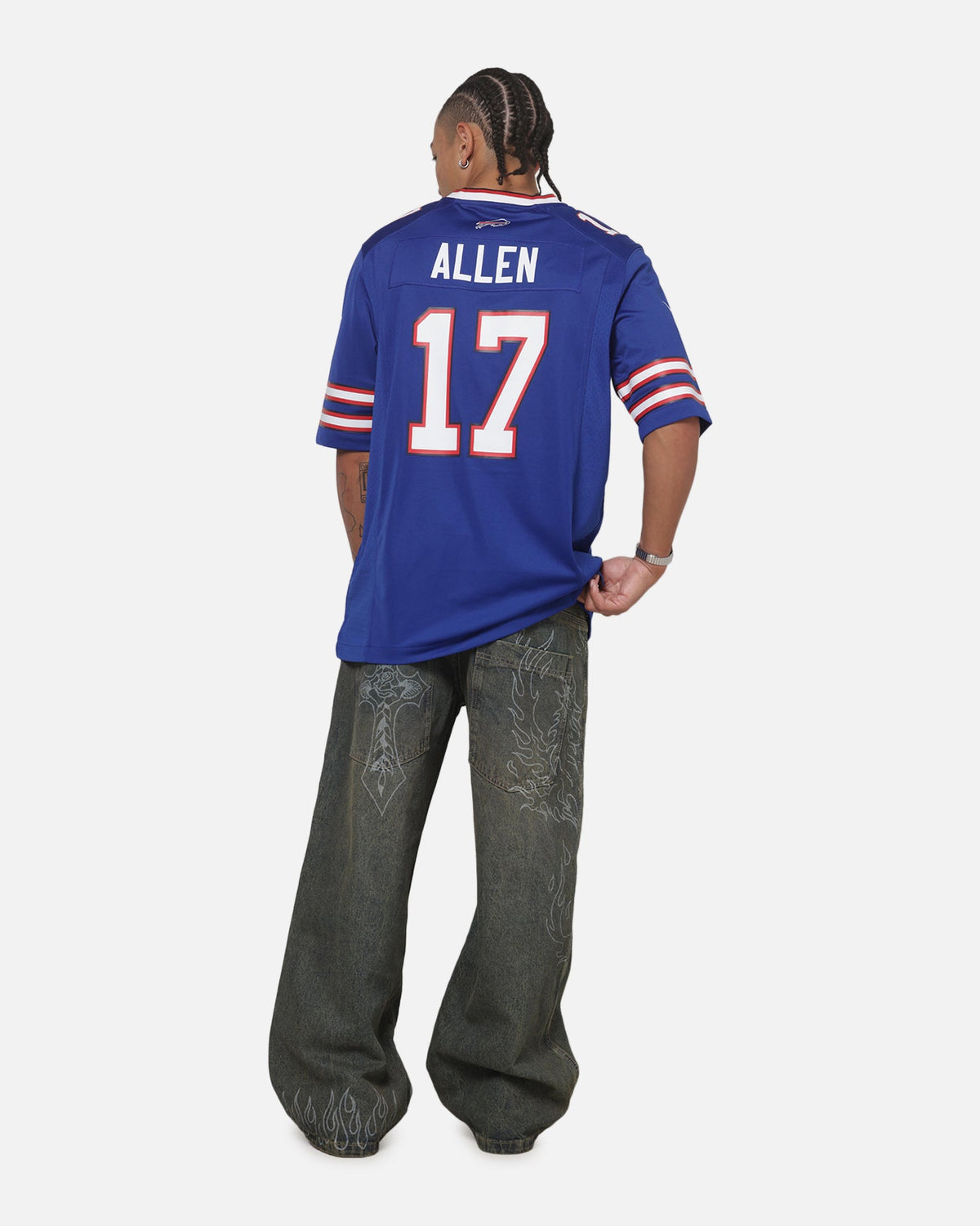 Top Seller Nike Buffalo Bills Josh Allen #17 Home Game NFL Jersey Old Royal