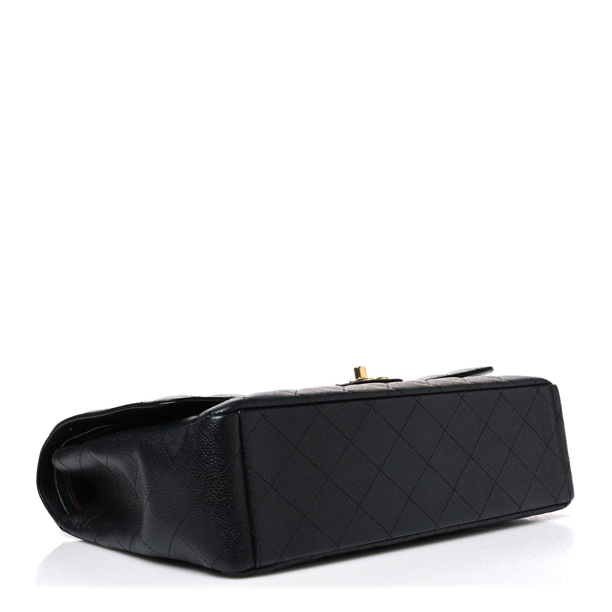 Caviar Quilted Maxi Double Flap Black At My store