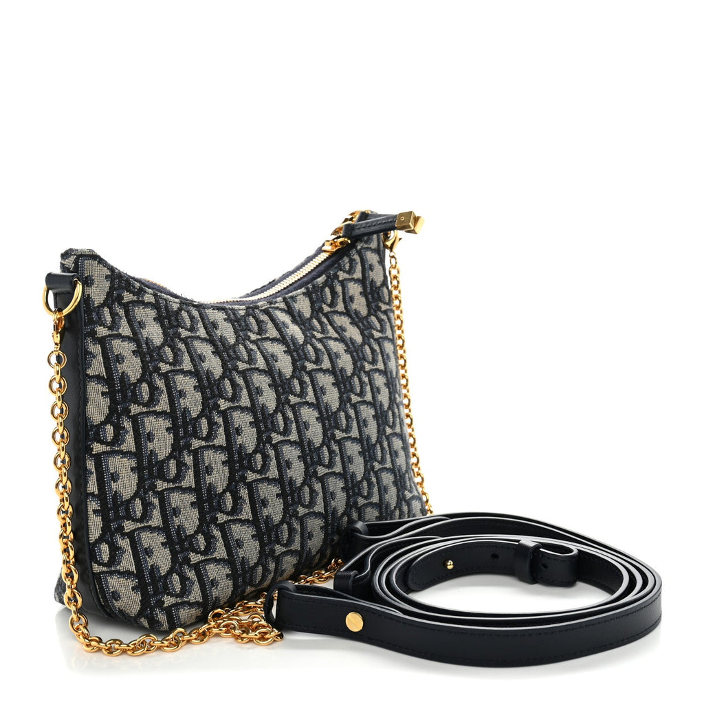 Oblique 30 Montaigne Diorling Mini Bag With Chain Blue AT My store