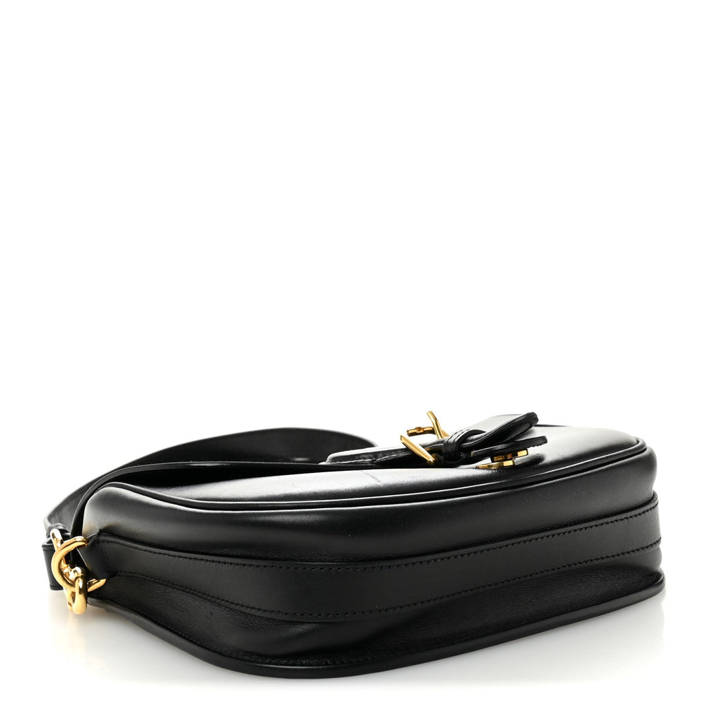 Box Calfskin Medium Bobby Flap Black AT My store