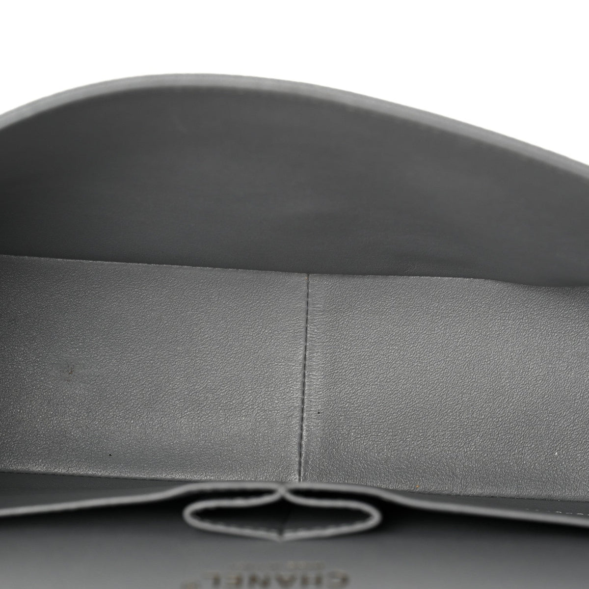 Caviar Quilted Jumbo Double Flap Grey At My store