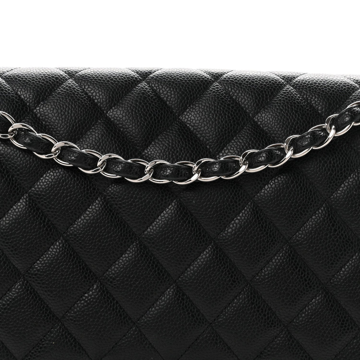 Caviar Quilted Maxi Double Flap Black At My store