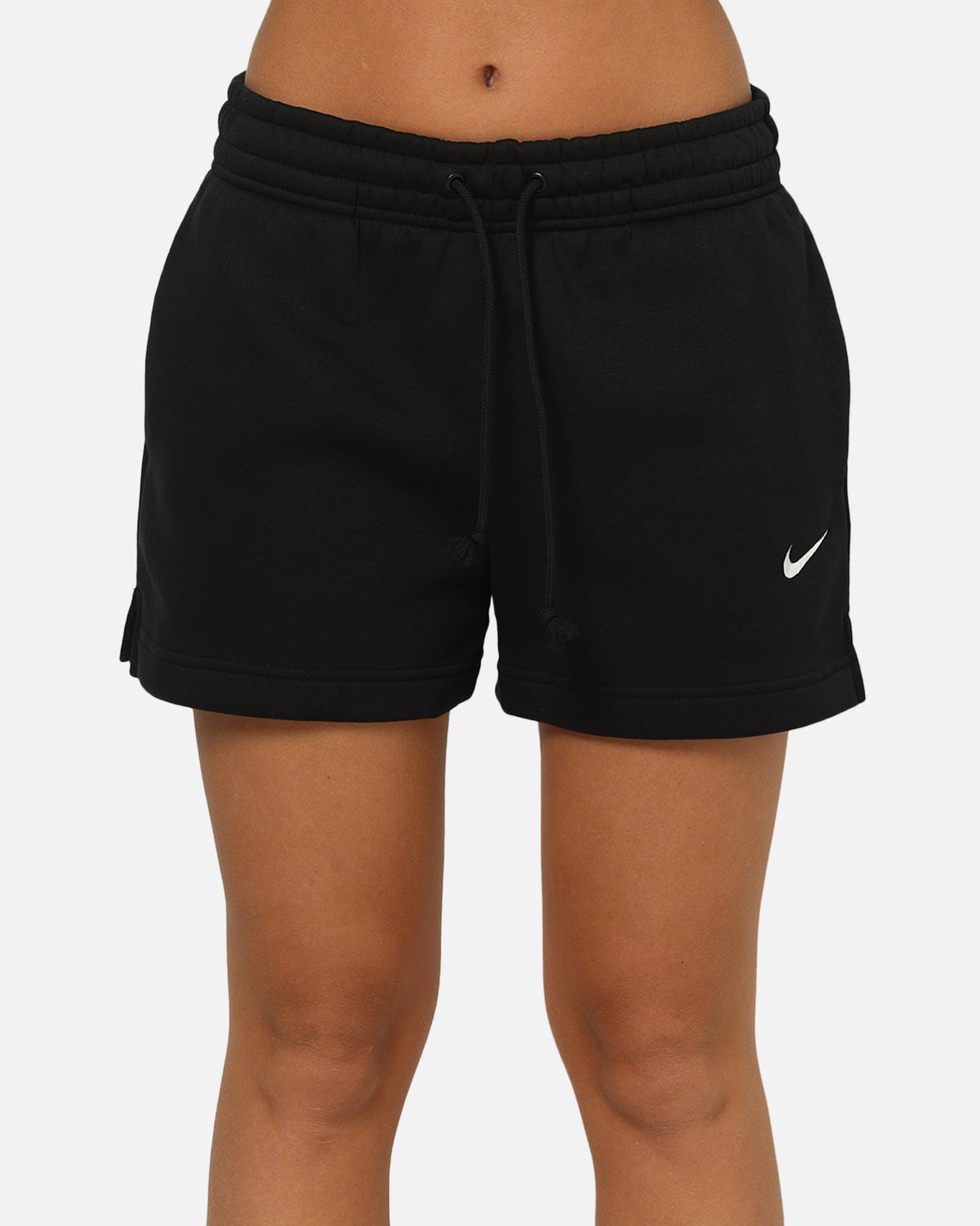 Top Seller Nike Women's Sportswear Phoenix Fleece Mid-Rise 4" Shorts Black/Sail