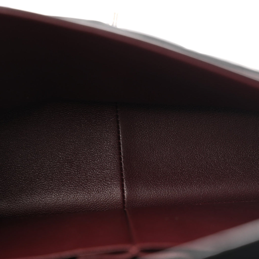 Lambskin Quilted Jumbo Double Flap Black At My store