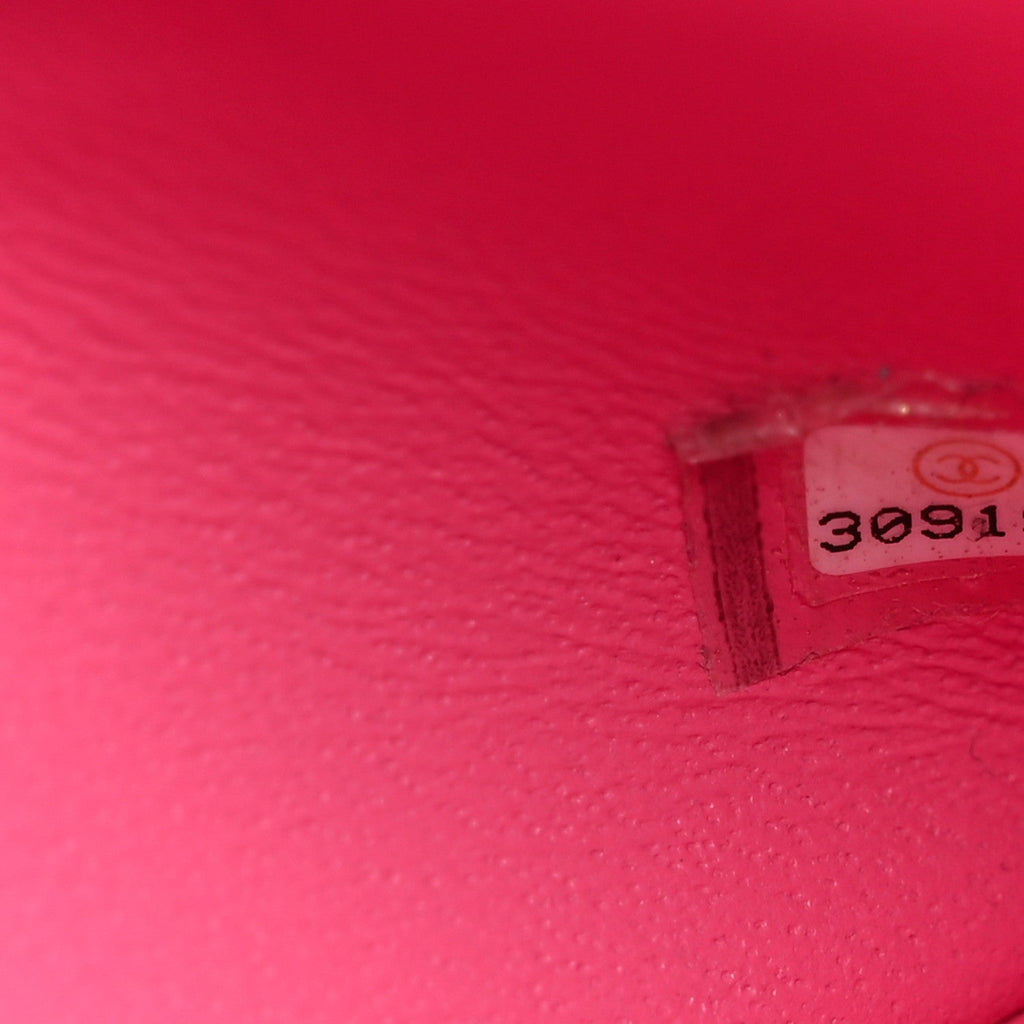 Caviar Quilted Small Double Flap Pink At My store