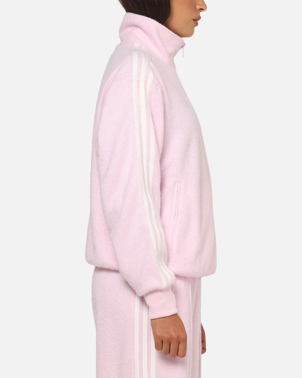 Best-Selling Adidas Women's Mohair Firebird Track Top Clear Pink