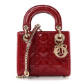 Patent Cannage Mini Lady Dior Red AT My store