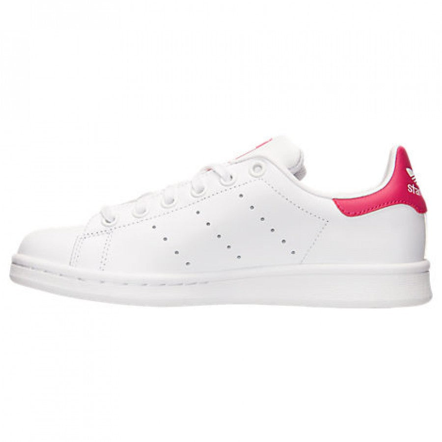 New Arrival Adidas Original STAN SMITH Junior - FTWWHT/FTWWHT/BOPINK/FTWBLA/FTWBLA/ROSECL