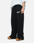 Top Seller Nike Women's Sportswear Phoenix Fleece High-Waisted Wide-Leg Logo Pants Black/Summit White