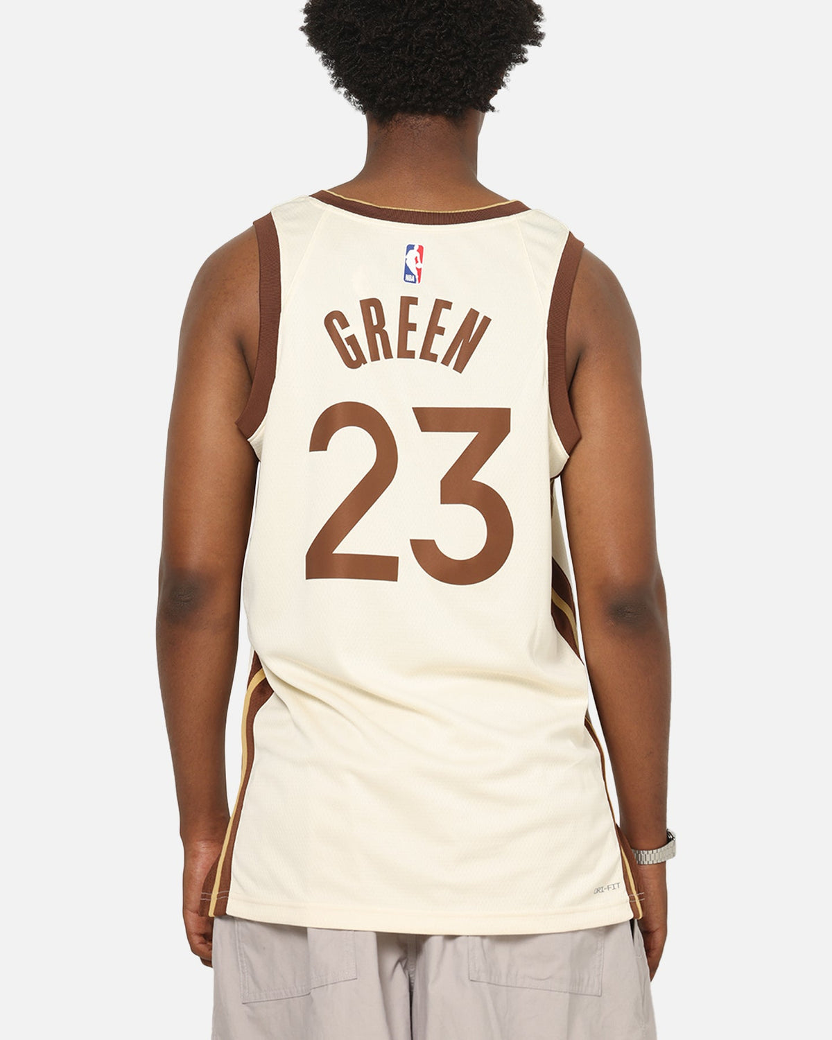 Top Seller Nike Draymond Green Golden State Warriors #23 City Edition 2025/26 NBA Swingman Jersey Natural/Green
