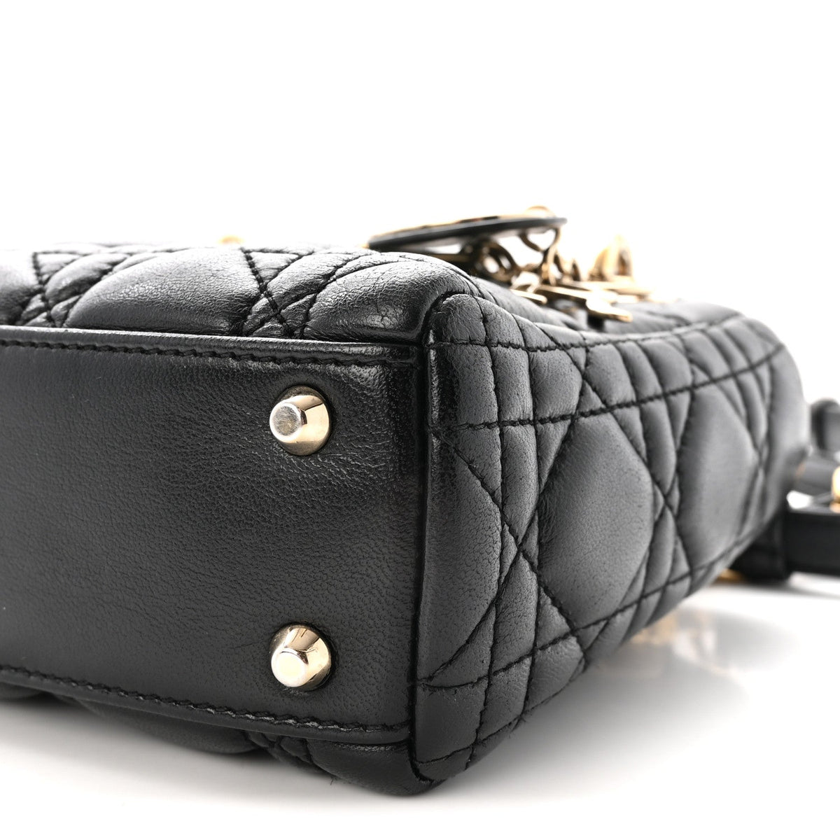 Lambskin Cannage Mini Lady Dior Black AT My store